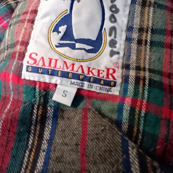 SAILMAKER  OUTWEAR LINED RAINCOAT. size S with hood and deep large pockets beige - Picture 6 of 6